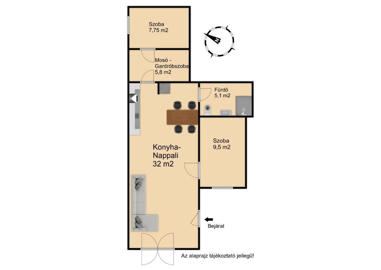 Deli Terasz A Apartman Free Parking, Self-Check-In Anytime Győr Esterno foto